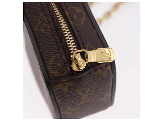 LOUIS VUITTON Monogram Wallet On Chain Rabbit Bag Rose M11452 LV Auth 184890SM Marrom Monograma - vista 8