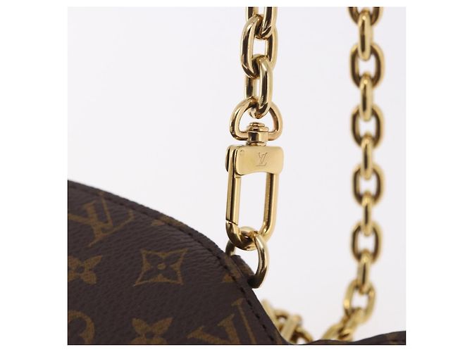 LOUIS VUITTON Monogram Wallet On Chain Rabbit Bag Rose M11452 LV Auth 184890SM Marrom Monograma - vista 9