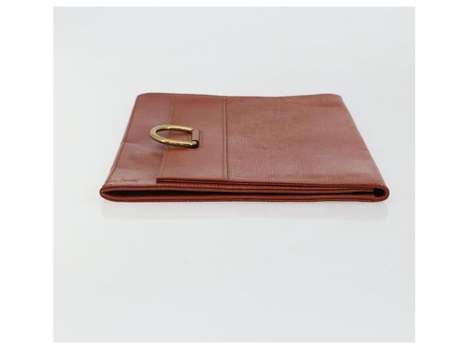 Clutch LOUIS VUITTON Epi Jena Marrone M52723 LV Auth 184698 - vista 3