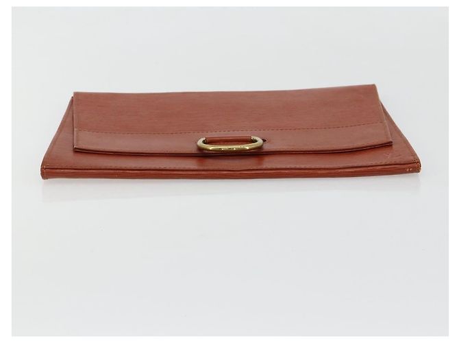 Clutch LOUIS VUITTON Epi Jena Marrone M52723 LV Auth 184698 - vista 6