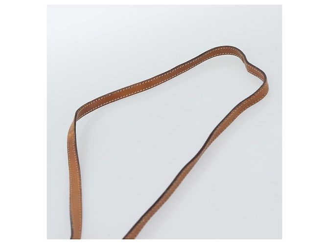 Céline Borsa a tracolla CELINE Macadam Canvas PVC Beige Oro Auth BA13377 D'oro - vista 14