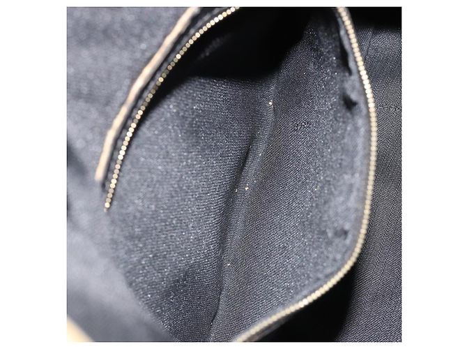 Borsa a tracolla FENDI Mamma Baguette in scamosciato nero e oro Auth 185022 D'oro - vista 23