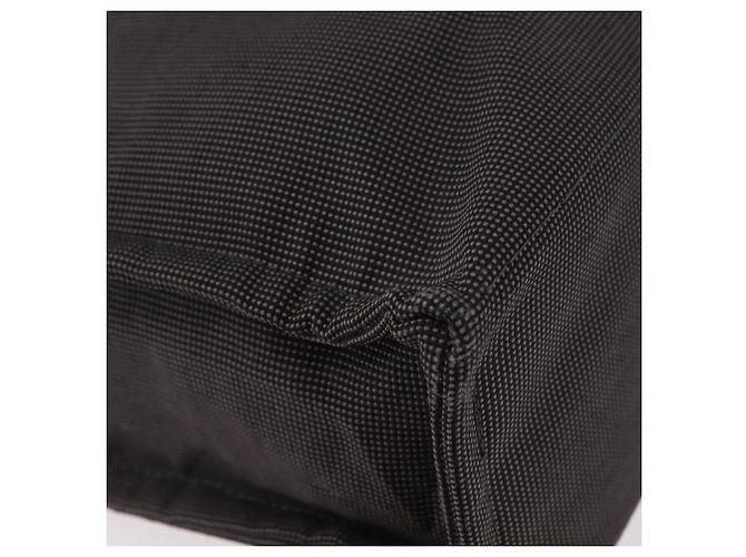 Hermès HERMES Her Line MM Handtasche Canvas Grau Silber Authentisch 184699 Braun - Ansicht 9
