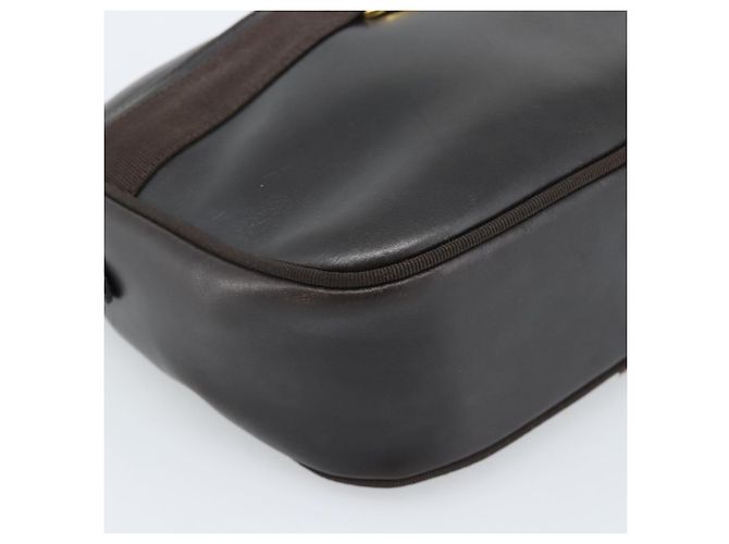 Borsa a tracolla Salvatore Ferragamo Vala in pelle marrone oro Auth ka4659 D'oro - vista 14