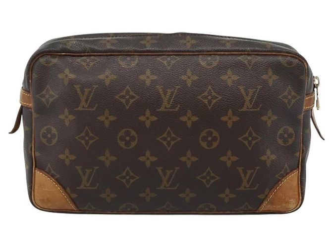 LOUIS VUITTON Clutch Monogram Compiegne 28 M51845 LV Auth 185083 Monogramma - vista 2