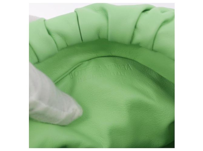BOTTEGA VENETA Borsa a Spalla The Chain Pouch in Pelle Verde Oro Auth 185412SAM D'oro - vista 10