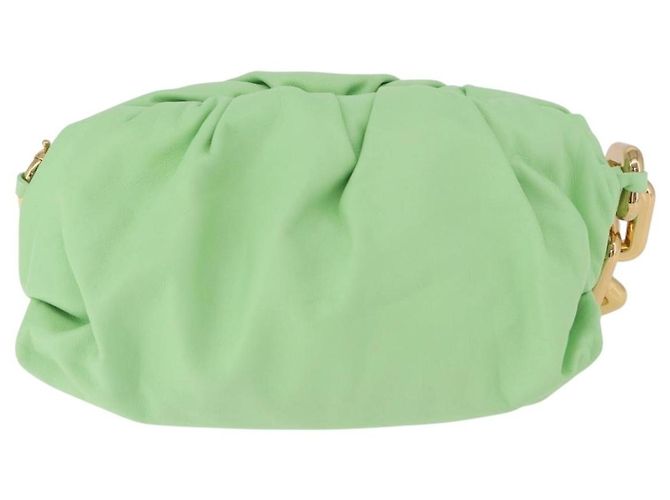BOTTEGA VENETA Borsa a Spalla The Chain Pouch in Pelle Verde Oro Auth 185412SAM D'oro - vista 2