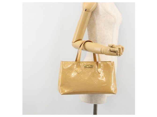 LOUIS VUITTON Borsa Vernis Wilshire PM Rose Flow Lantern M91642 Auth 184679 - vista 25