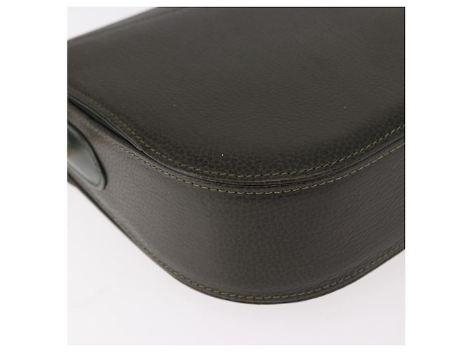 BALLY Schultertasche Leder Grün Gold Auth 185005 Golden - Ansicht 17