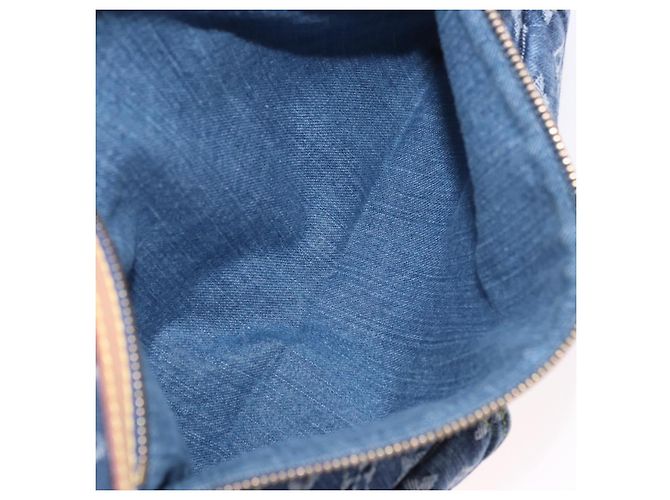 LOUIS VUITTON Monogram Denim Buggy GM Shoulder Bag Blue M95048 LV Auth 184997SAV Azul - vista 24