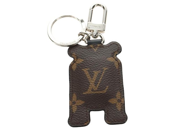 LOUIS VUITTON Monogram Porte Cles Animal Tiger Bag Charm MP1996 LV Auth 184681M Monogramma - vista 5