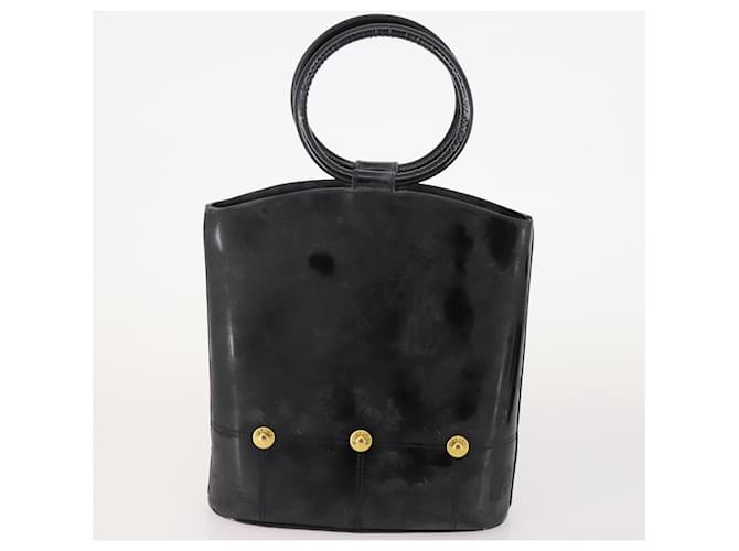 Borsa GIVENCHY in pelle 2 Set Nero Marrone Auth gh2056 - vista 3