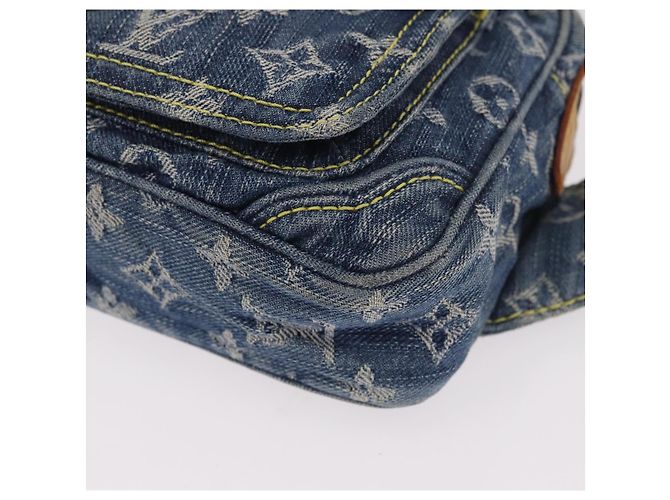 LOUIS VUITTON Monogram Denim Marsupio Body Bag Blue M95347 LV Auth 184945SAV - vista 14