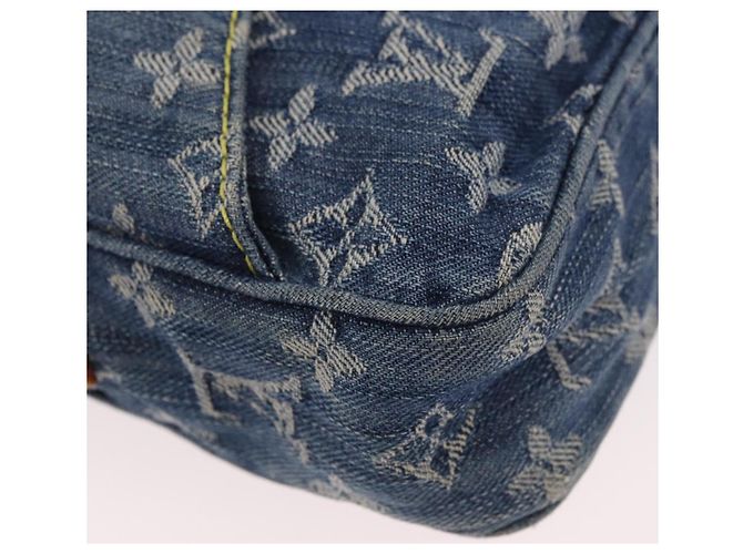LOUIS VUITTON Monogram Denim Marsupio Body Bag Blue M95347 LV Auth 184945SAV - vista 15