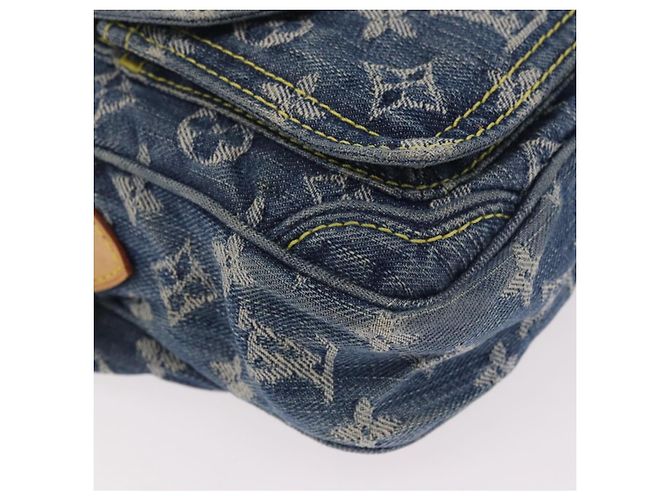 LOUIS VUITTON Monogram Denim Marsupio Body Bag Blue M95347 LV Auth 184945SAV - vista 9