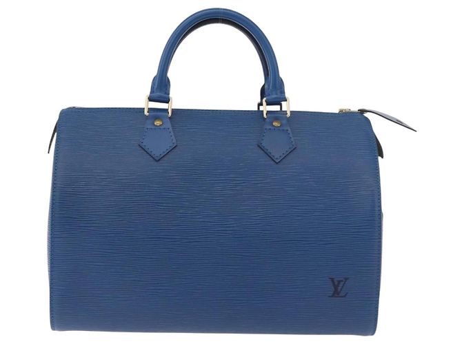 LOUIS VUITTON Epi Speedy 30 Handtasche Toledo Blue M43005 LV Auth ki6670V Blau - Ansicht 13