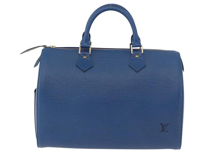 LOUIS VUITTON Epi Speedy 30 Handtasche Toledo Blue M43005 LV Auth ki6670V Blau - Ansicht 2