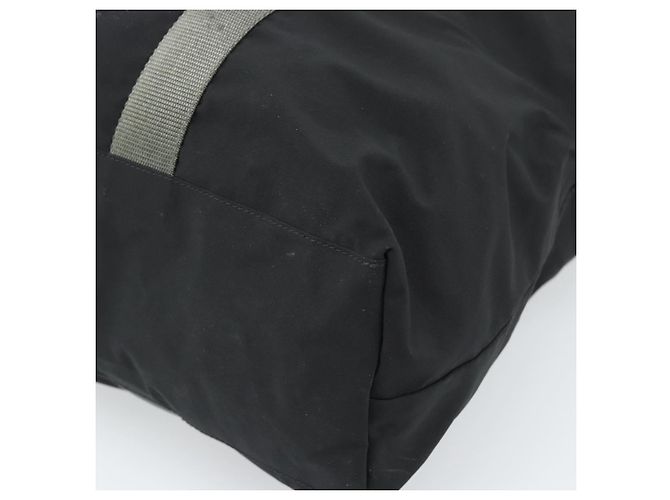 Borsa Tote PRADA Sports Line Nylon Nero Argento Auth ti3994 - vista 16
