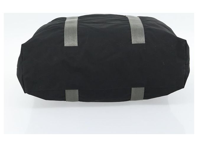 Borsa Tote PRADA Sports Line Nylon Nero Argento Auth ti3994 - vista 5