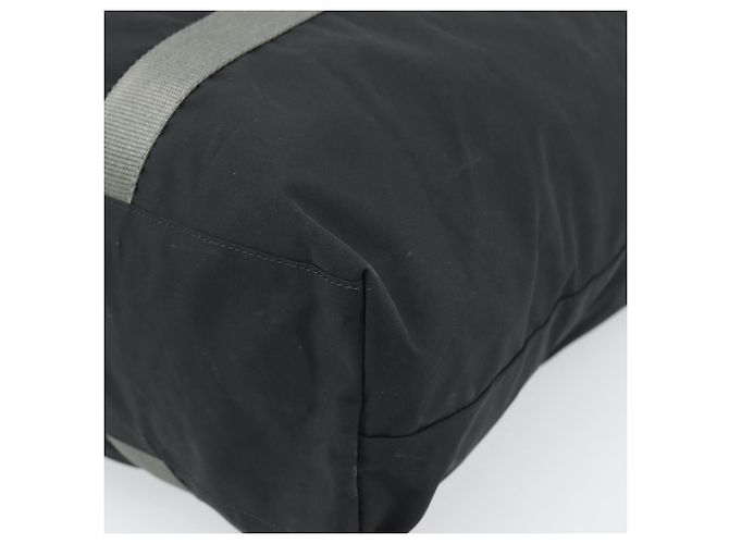 Borsa Tote PRADA Sports Line Nylon Nero Argento Auth ti3994 - vista 8