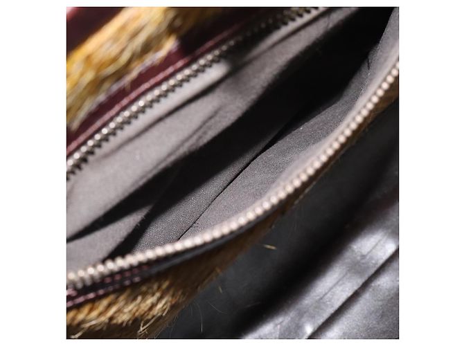 Borsa FENDI Peek A Boo Large in pelle 2way Beige Auth ka4679 - vista 22