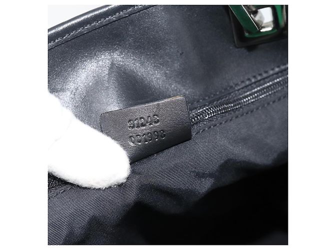 Borsa Tote GUCCI GG Canvas Grigio Argento 31243 Auth ep14697 Marrone - vista 12