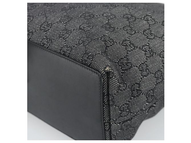Borsa Tote GUCCI GG Canvas Grigio Argento 31243 Auth ep14697 Marrone - vista 15