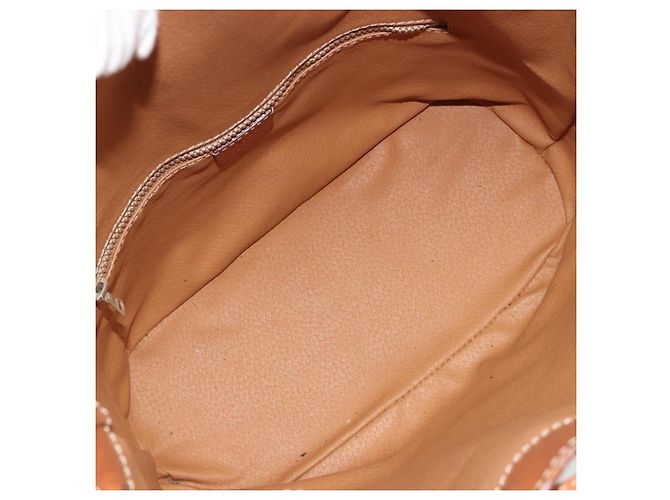 16 Céline CELINE Macadam Canvas Umhängetasche PVC Leder Braun Gold Authentisch 185090 Golden - Ansicht 11