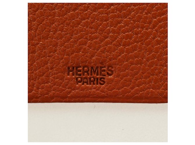 Hermès HERMES Marque-page Pika Book en cuir marron Auth 184760M - vue 4