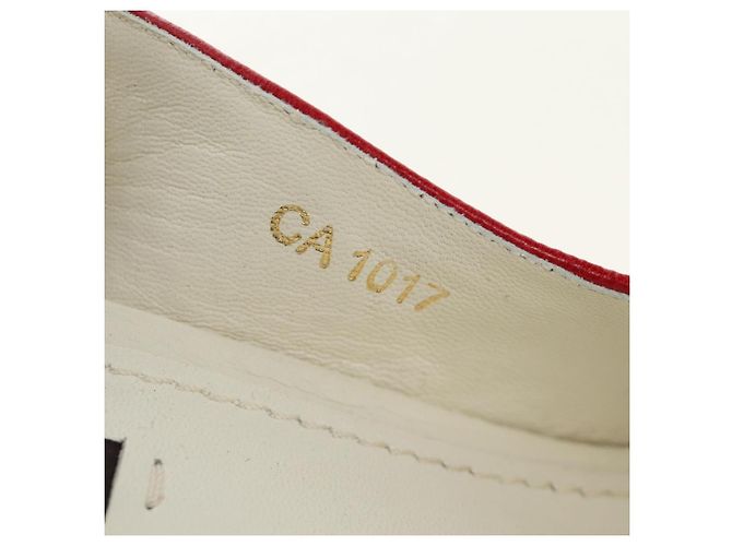 Sandali con zeppa LOUIS VUITTON Monogram Mini Anemone Red Rouge LV Auth 184389M Rosso - vista 11