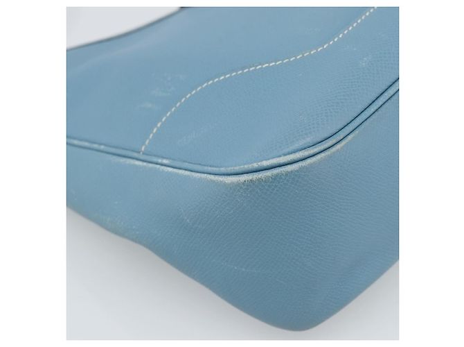 Hermès HERMES Trim 31 Borsa a tracolla in pelle azzurro chiaro argento Auth 184933V Blu chiaro - vista 16