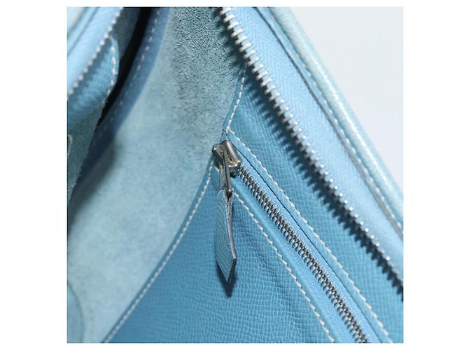 Hermès HERMES Trim 31 Borsa a tracolla in pelle azzurro chiaro argento Auth 184933V Blu chiaro - vista 23