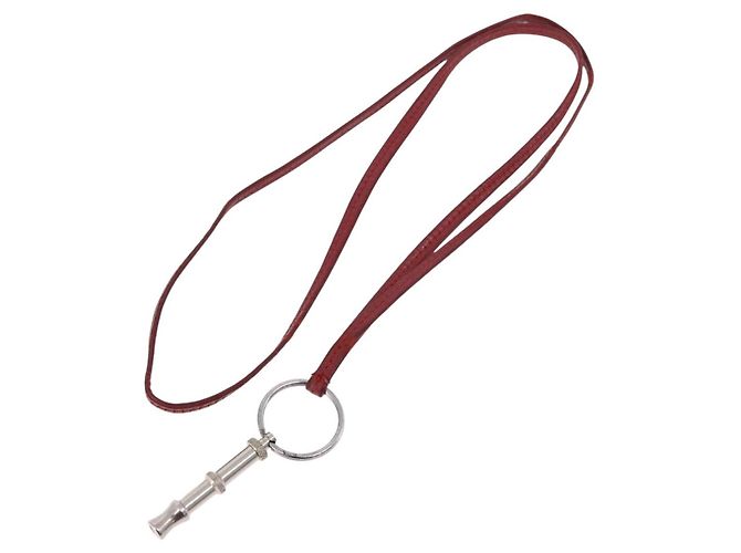 Hermès HERMES Pfeifenkette Metall Silber Auth bs35483 - Ansicht 6