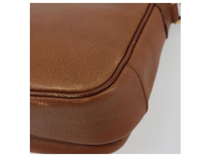 Borsa a Spalla Burberry in Pelle Marrone Oro Auth BA13366 D'oro - vista 16
