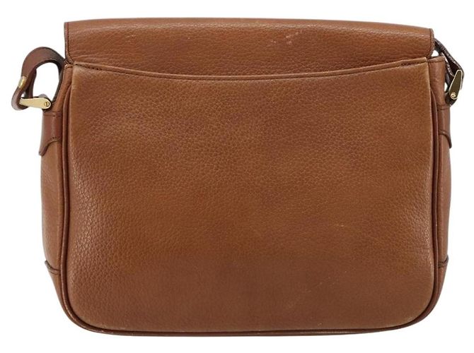Borsa a Spalla Burberry in Pelle Marrone Oro Auth BA13366 D'oro - vista 2