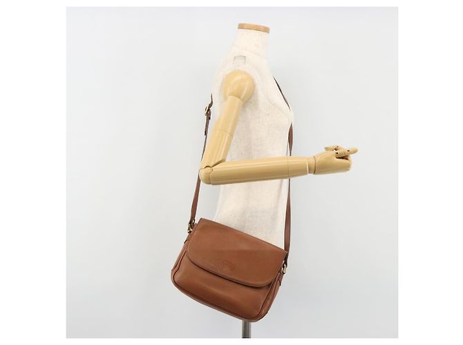 Borsa a Spalla Burberry in Pelle Marrone Oro Auth BA13366 D'oro - vista 23