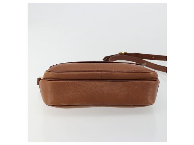 Borsa a Spalla Burberry in Pelle Marrone Oro Auth BA13366 D'oro - vista 5