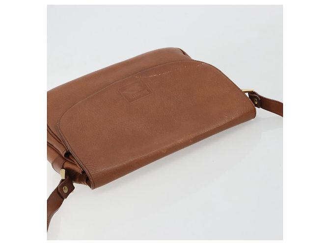 Borsa a Spalla Burberry in Pelle Marrone Oro Auth BA13366 D'oro - vista 6