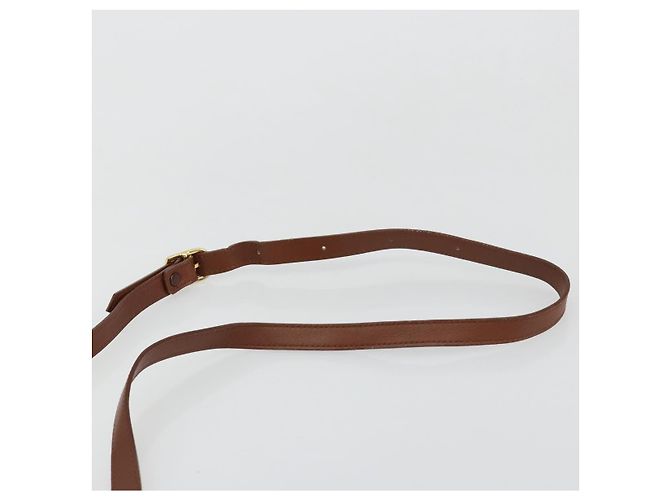 Borsa a Spalla Burberry in Pelle Marrone Oro Auth BA13366 D'oro - vista 8
