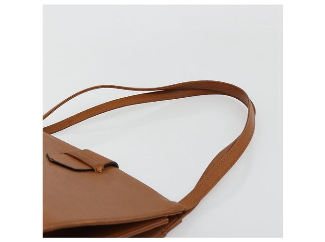 Borsa Tote SAINT LAURENT in pelle marrone Auth bs35578 - vista 14