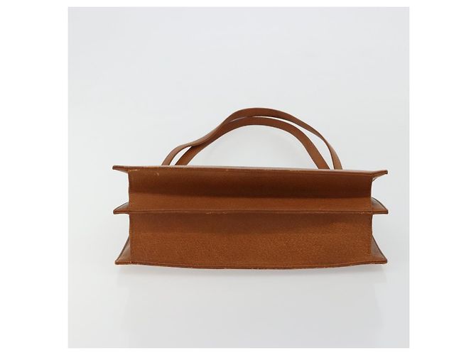 Borsa Tote SAINT LAURENT in pelle marrone Auth bs35578 - vista 5