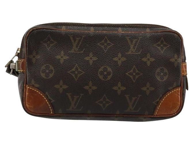 LOUIS VUITTON Monogram Marly Dragonne PM Clutch M51827 LV Auth bs35536 Monogramma - vista 13