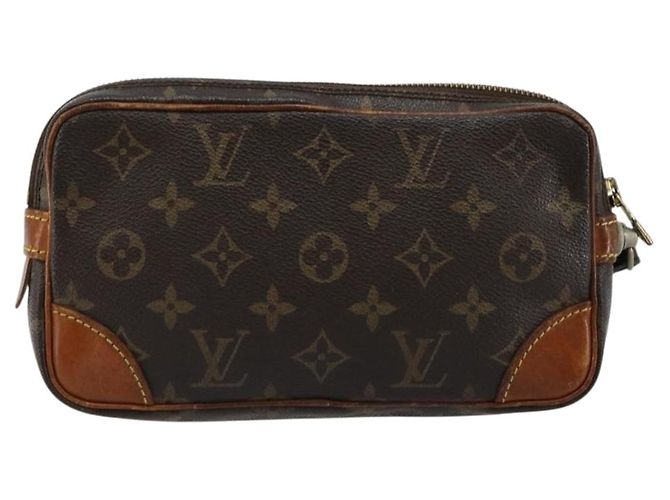 LOUIS VUITTON Monogram Marly Dragonne PM Clutch M51827 LV Auth bs35536 Monogramma - vista 2