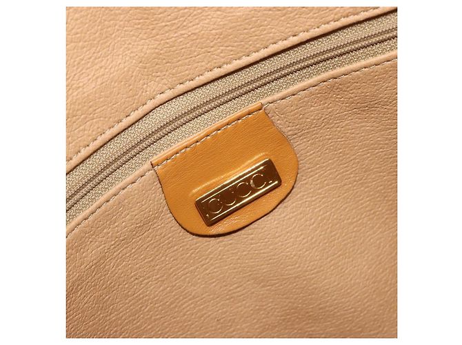 Borsa GUCCI Micro GG Supreme in PVC 2way Beige Oro Auth 184496 D'oro - vista 20