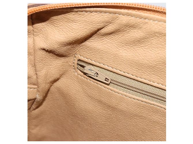 Borsa GUCCI Micro GG Supreme in PVC 2way Beige Oro Auth 184496 D'oro - vista 23