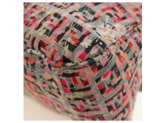 Borsa a tracolla FENDI Zucchino Canvas Mamma Baguette Rosa Oro Auth 165298SAV - vista 18