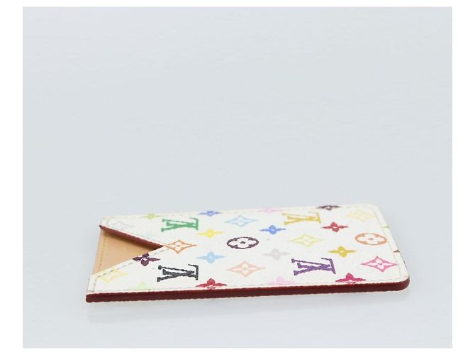 LOUIS VUITTON Monogram Multicolor Etui Hand Mirror White M92651 LV Auth 185055 Bianco - vista 3
