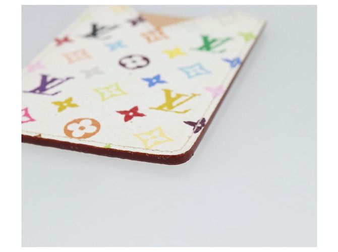 LOUIS VUITTON Monogram Multicolor Etui Hand Mirror White M92651 LV Auth 185055 Bianco - vista 7