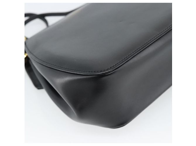 Borsa a Spalla Gianni Versace in Pelle Nera e Oro Auth BA13310A Nero D'oro - vista 16