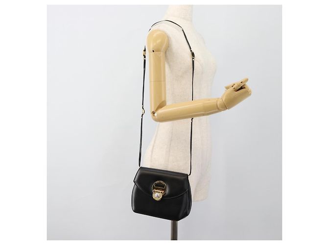 Borsa a Spalla Gianni Versace in Pelle Nera e Oro Auth BA13310A Nero D'oro - vista 21
